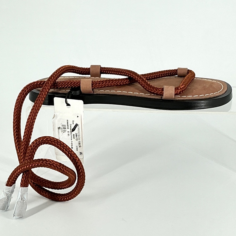 Rag & Bone Size 36 US 6 Henna Brown Lace Up Gladiator Sandals NEW Infinity $375 - Picture 13 of 14